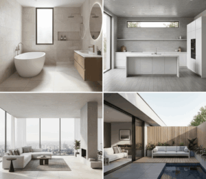 Best tiles for bathroom, kitchen, living room, and outdoor spaces